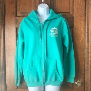 Landry's Green "Golden Nugget Farley Marina" Zip-Up Hoodie Sweatshirt Medium